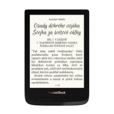 čítačka elektronických kníh PocketBook 627 Touch Lux 4 Obsidian 