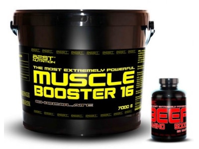 Muscle Booster + BEEF Amino Zadarmo - Best Nutrition