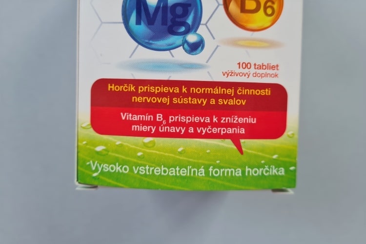 GS Magnesium + VITAMÍN B6 účinky